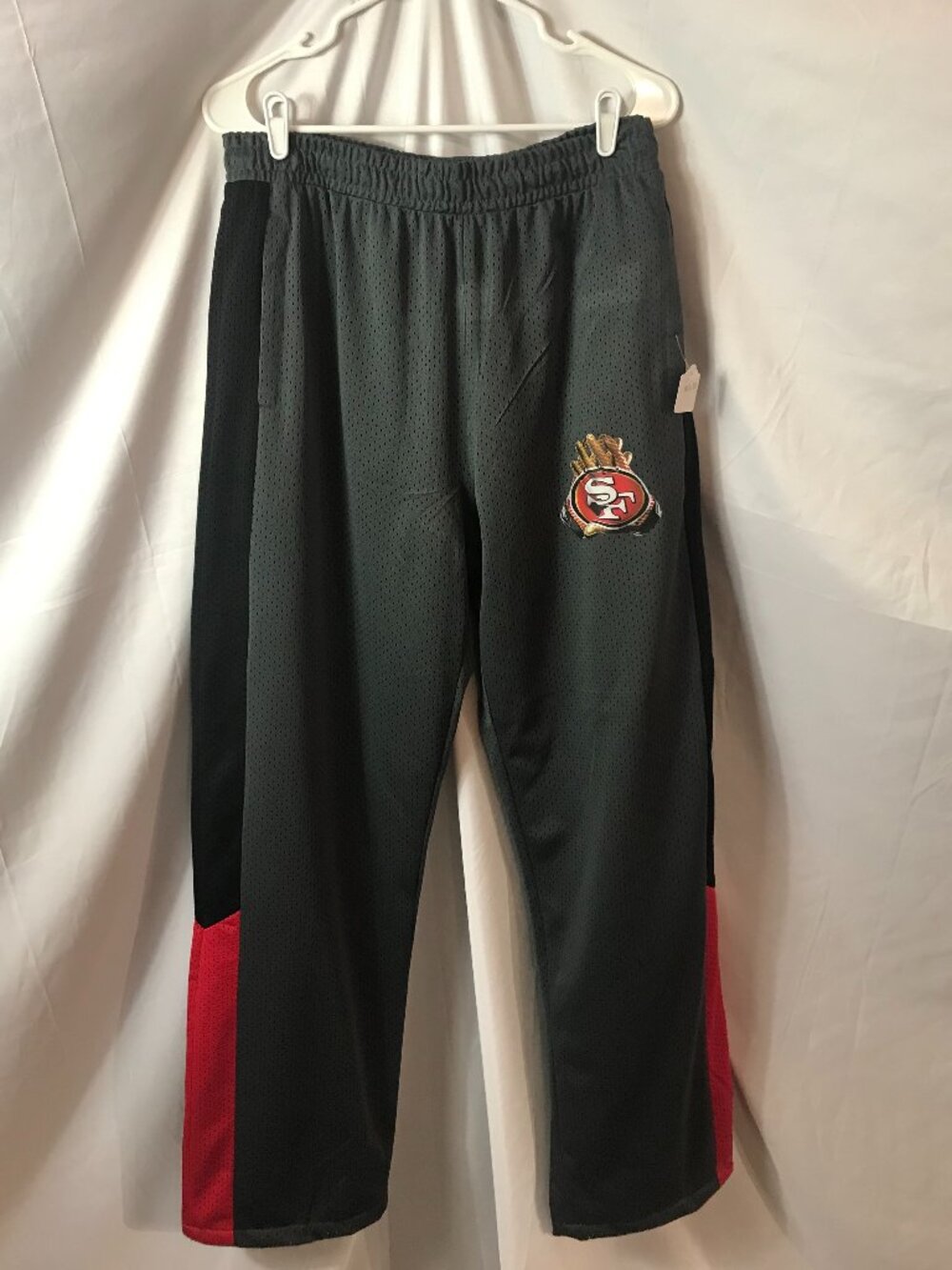 San Franciso 49ers Drawstring Activewear Athletic Sport Cut Jogging Sweatpants